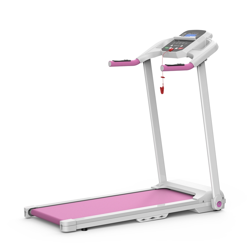 FYC 2.5HP Electric Folding Treadmill for Home Gym in Pink