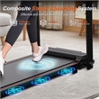 FYC 2.5HP Folding Treadmills Walking Pad with Handle Bar in Black