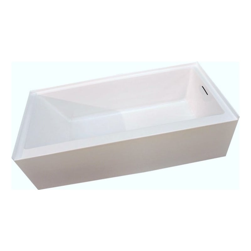 PerfecTub by Braktub 60x32 Right Hand Regular Rough-in Bathtub in White