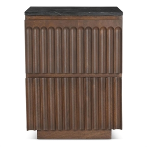 Shurs Lane Quinn 18&quot Mini Nightstand in Black