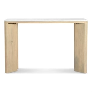 Shurs Lane Zara 48&quot Console Table in Bleached Oak