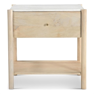 Shurs Lane Nellie 23.5&quot Nightstand in White