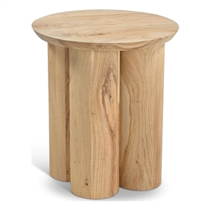 Shurs Lane Beacon 17.75&quot Round End Table in Oak