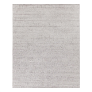 Addison Handloomed Bamboo Silk Aluminum 10'x14' Area Rug