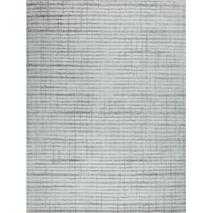 Allure Handloomed Wool/Bamboo Silk Ivory/Silver 12'x15' Area Rug