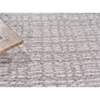 Alpine Handloomed New Zealand Wool Gray/Ivory 4'x6' Area Rug