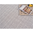 Alpine Handloomed New Zealand Wool Gray/Ivory 6'x9' Area Rug