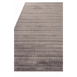 Addison Handloomed Bamboo Silk Dark Gray 6'x9' Area Rug