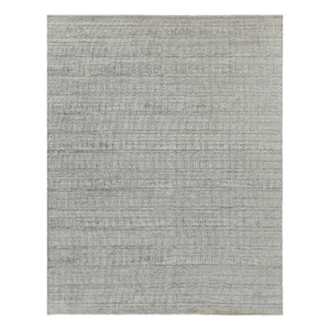 Addison Handloomed Bamboo Silk Dark Gray 6'x9' Area Rug