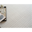 Amani Modern Handloomed Silky Nylon White 6'x9' Area Rug