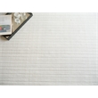 Amani Modern Handloomed Silky Nylon White 6'x9' Area Rug