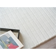 Amani Modern Handloomed Silky Nylon White 6'x9' Area Rug