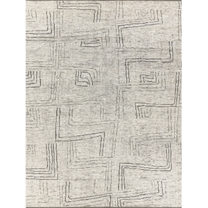 Aldridge Hand-Knotted Wool/Bamboo Silk Ivory/Gray/Beige 10'x14' Area Rug