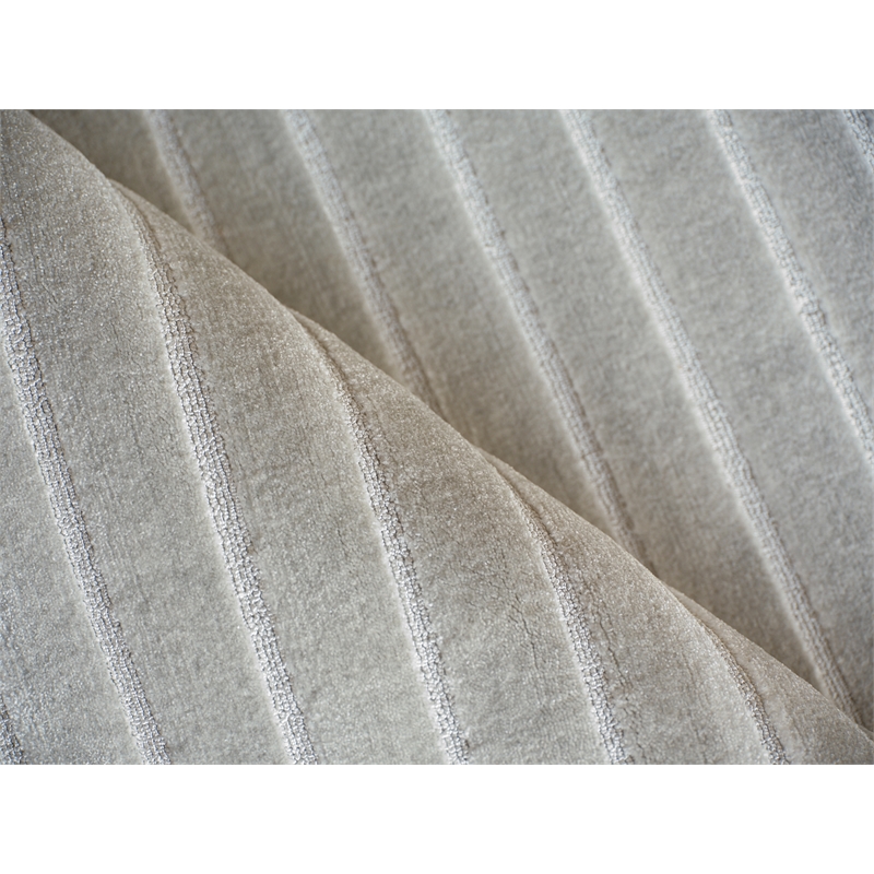 Amani Modern Handloomed Silky Nylon Light Silver 10'x10' Square Area Rug