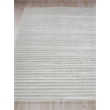 Amani Modern Handloomed Silky Nylon Light Silver 14'x18' Area Rug