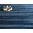 Amani Modern Handloomed Silky Nylon Navy 10'x14' Area Rug