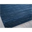 Amani Modern Handloomed Silky Nylon Navy 12'x15' Area Rug