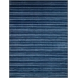 Amani Modern Handloomed Silky Nylon Navy 12'x15' Area Rug