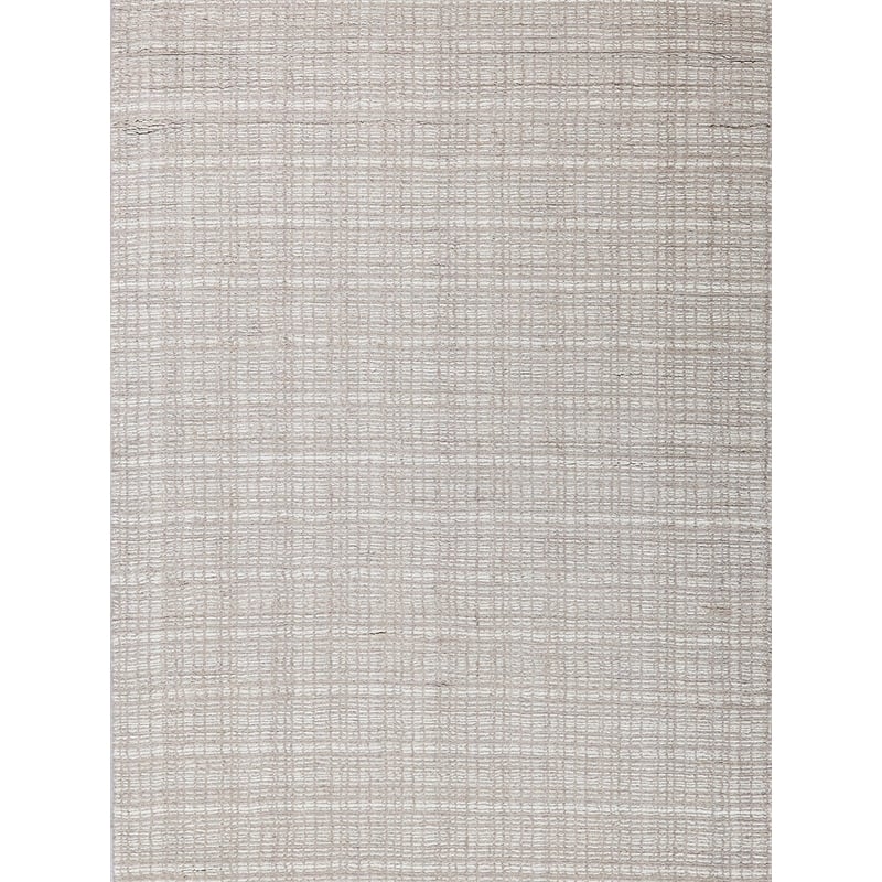 Alpine Handloomed New Zealand Wool Light Beige/Ivory 15'x15' Square Area Rug