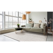 Alpine Handloomed New Zealand Wool Light Beige/Ivory 4'x6' Area Rug