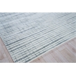 Allure Handloomed Wool/Bamboo Silk Ivory/Blue 4'x6' Area Rug