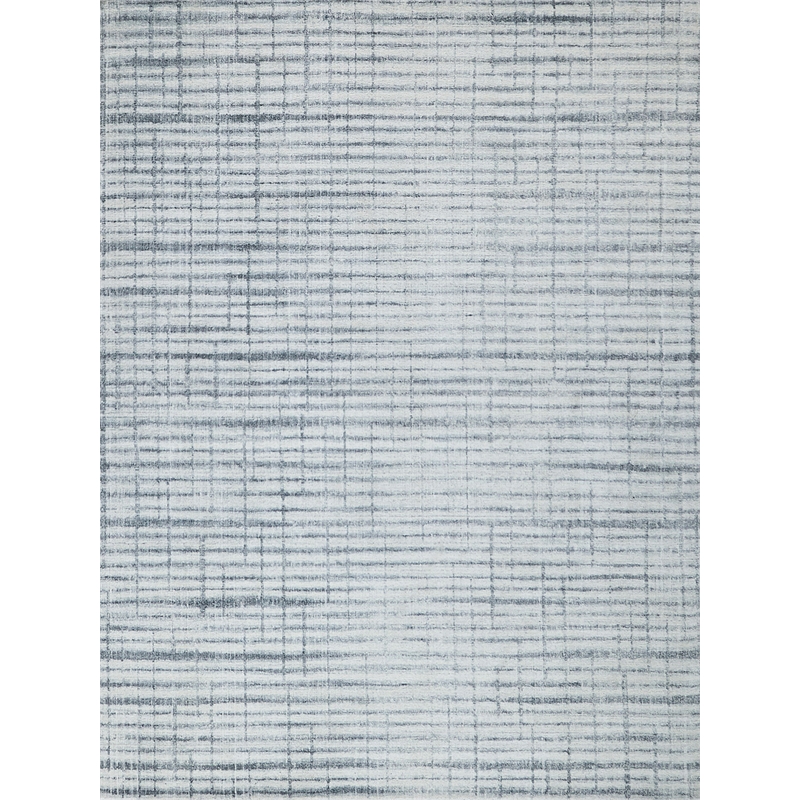 Allure Handloomed Wool/Bamboo Silk Ivory/Blue 9'x12' Area Rug