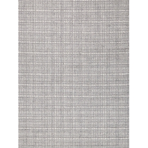 Alpine Handloomed New Zealand Wool Gray/Ivory 10'x10' Square Area Rug