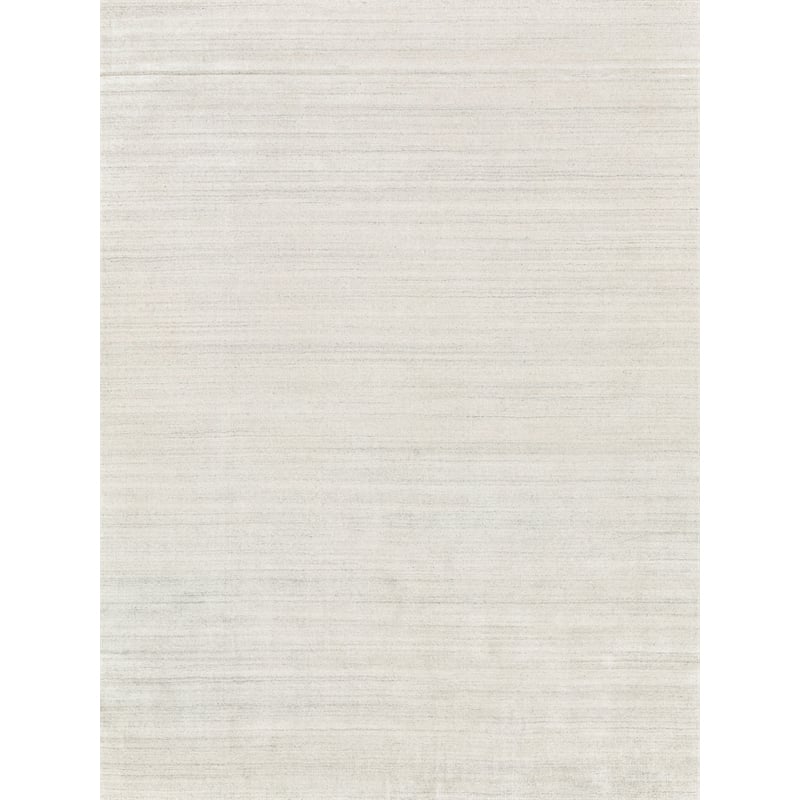 Ambrose Hand-Tufted Wool/Bamboo Silk Ivory/Gray 9'x12' Area Rug