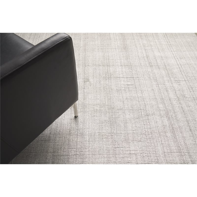 Ambrose Hand-Tufted Wool/Bamboo Silk Gray 10'x14' Area Rug