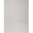 Alpine Handloomed New Zealand Wool Silver/Ivory 2'x3' Area Rug