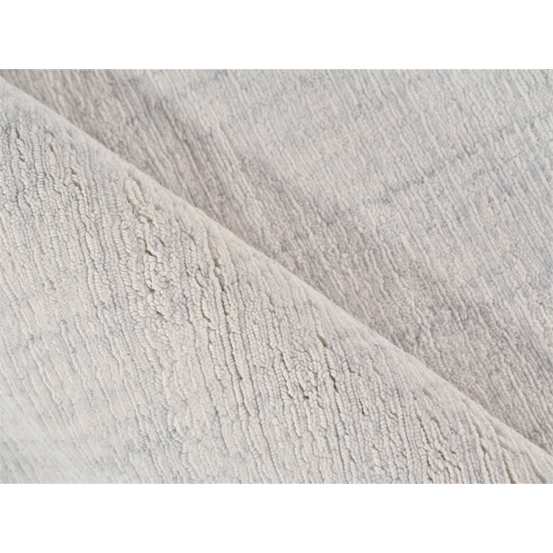 Alpine Handloomed New Zealand Wool Ivory 14'x18' Area Rug