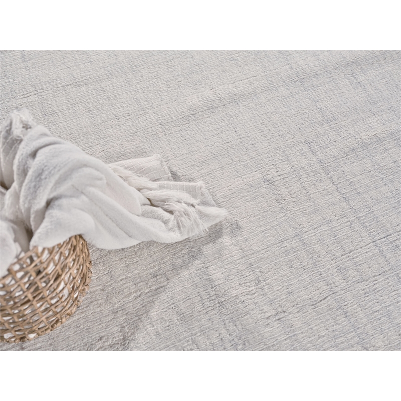 Alpine Handloomed New Zealand Wool Ivory 14'x18' Area Rug