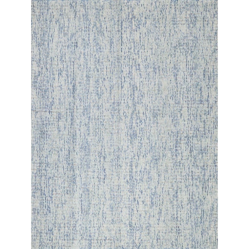 Andora Hand-Tufted New Zealand Wool Blue/Ivory 6'x9' Area Rug