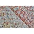 Antique Loom Power Loom Polyester Beige/Rust 2'x3' Area Rug
