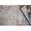 Antique Loom Power Loom Polyester Beige/Rust 2'x3' Area Rug