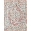 Antique Loom Power Loom Polyester Beige/Rust 2'x3' Area Rug
