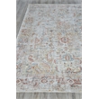 Antique Loom Power Loom Polyester Cream/Rust 2'x3' Area Rug