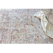 Antique Loom Power Loom Polyester Cream/Rust 2'x3' Area Rug