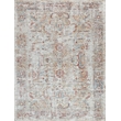 Antique Loom Power Loom Polyester Cream/Rust 2'x3' Area Rug