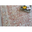 Antique Loom Power Loom Polyester Rust/Blue 2'x3' Area Rug