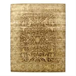 Antique Weave Oushak Hand-Knotted Wool Tobacco/Beige 11'6&quotx13'6&quot Area Rug