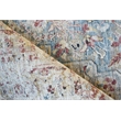 Antique Loom Power Loom Polyester Rust/Light Blue 2'x3' Area Rug