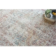 Antique Loom Power Loom Polyester Rust/Light Blue 2'x3' Area Rug