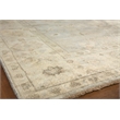 Antique Weave Oushak Hand-Knotted New Zealand Wool Gray/Ivory 9'x12' Area Rug