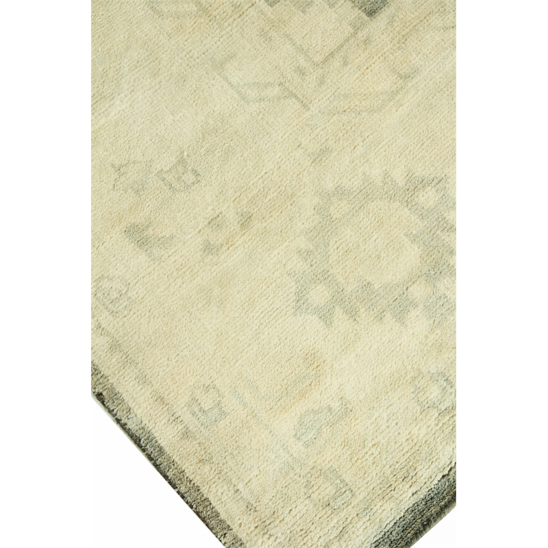 Antique Weave Oushak Hand-Knotted New Zealand Wool Blue/Gray 6'x9' Area Rug