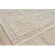 Antique Weave Oushak Hand-Knotted New Zealand Wool Ivory/Gray 10'x14' Area Rug