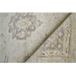 Antique Weave Oushak Hand-Knotted New Zealand Wool Ivory/Gray 6'x9' Area Rug