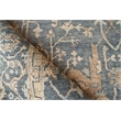 Antique Weave Oushak Hand-Knotted New Zealand Wool Blue 9'x12' Area Rug