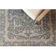 Antique Weave Oushak Hand-Knotted New Zealand Wool Blue 9'x12' Area Rug