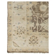 Antique Weave Oushak Hand-Knotted New Zealand Wool Mink/Ivory 6'x9' Area Rug